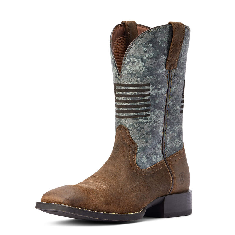 Ariat Sport Flying Proud - Miesten Ruskea/Harmaat Bootsit ( NRUDEV-569 )